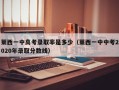 莱西一中高考录取率是多少（莱西一中中考2020年录取分数线）