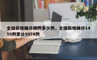 全国新增确诊病例多少例，全国新增确诊1459例累计5974例