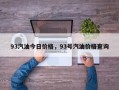 93汽油今日价格，93号汽油价格查询