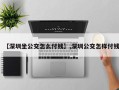 【深圳坐公交怎么付钱】,深圳公交怎样付钱
