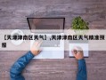 【天津津南区天气】,天津津南区天气精准预报