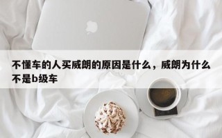 不懂车的人买威朗的原因是什么，威朗为什么不是b级车