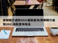 邯郸限行通知2021最新查询/邯郸限行通知2021最新查询电话