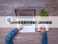 【2036年放假时间表】,2031放假