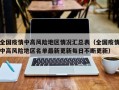 全国疫情中高风险地区情况汇总表（全国疫情中高风险地区名单最新更新每日不断更新）