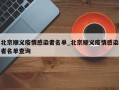 北京顺义疫情感染者名单_北京顺义疫情感染者名单查询