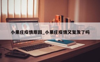 小果庄疫情原因_小果庄疫情又复发了吗